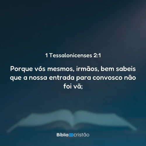 1 Tessalonicenses 2:1