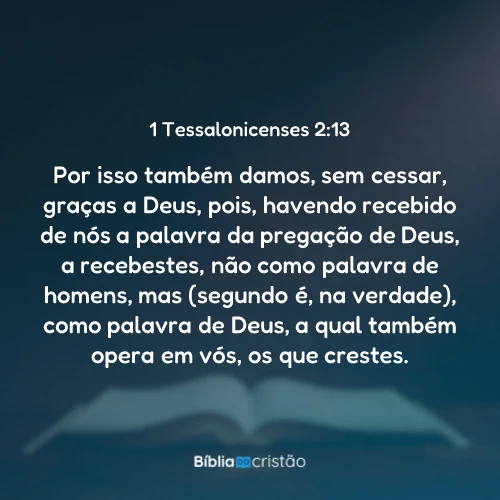 1 Tessalonicenses 2:13