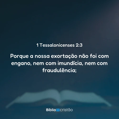 1 Tessalonicenses 2:3