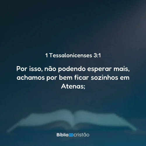 1 Tessalonicenses 3:1