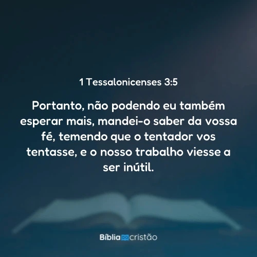 1 Tessalonicenses 3:5