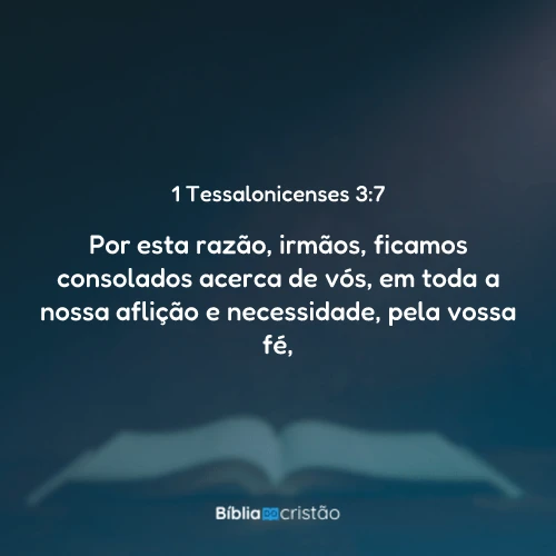 1 Tessalonicenses 3:7