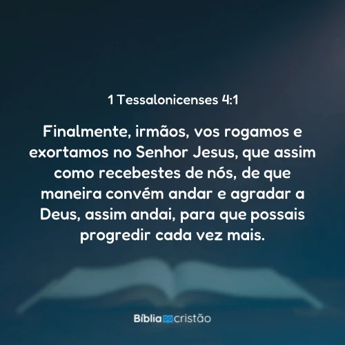 1 Tessalonicenses 4:1