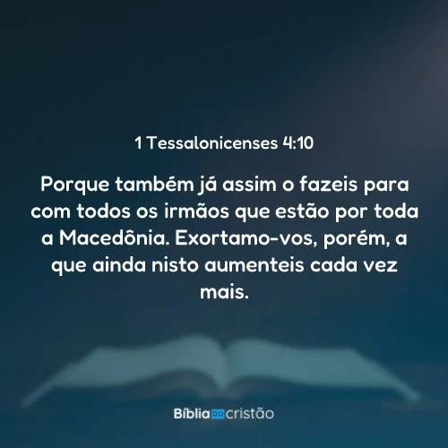 1 Tessalonicenses 4:10