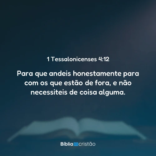 1 Tessalonicenses 4:12