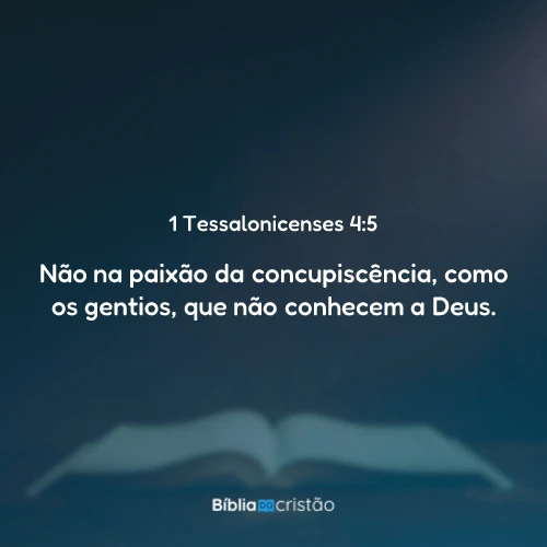 1 Tessalonicenses 4:5