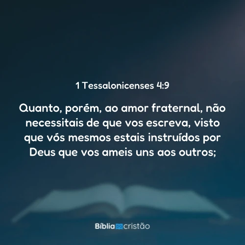 1 Tessalonicenses 4:9