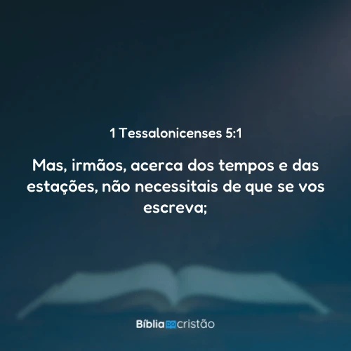 1 Tessalonicenses 5:1
