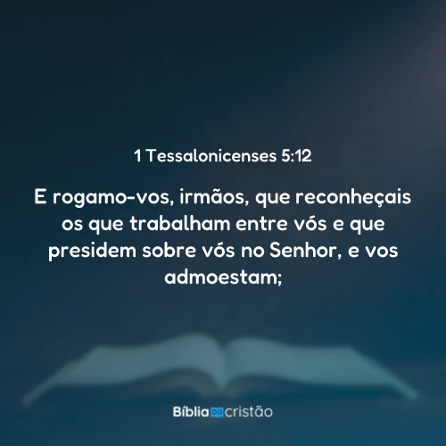 1 Tessalonicenses 5:12