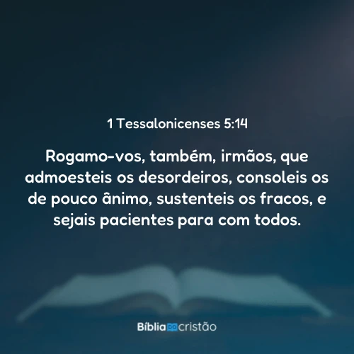 1 Tessalonicenses 5:14