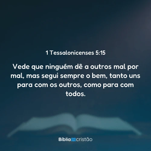 1 Tessalonicenses 5:15