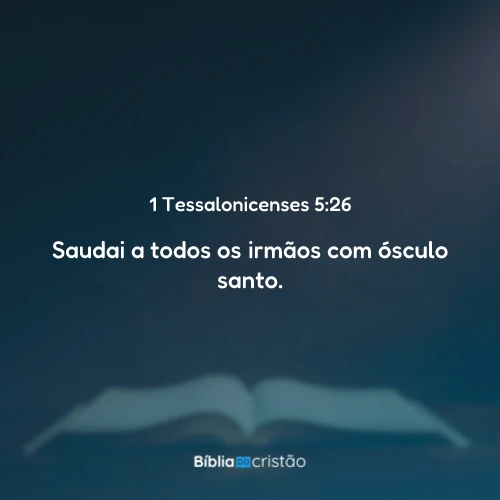1 Tessalonicenses 5:26