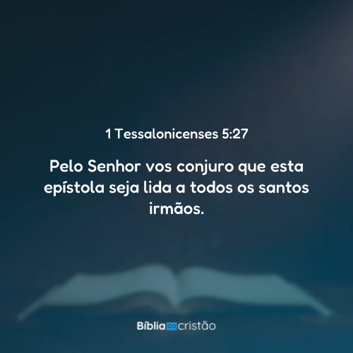 1 Tessalonicenses 5:27