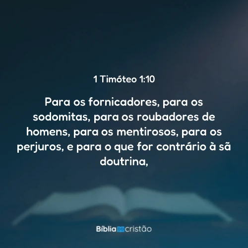 1 Timóteo 1:10