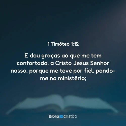 1 Timóteo 1:12