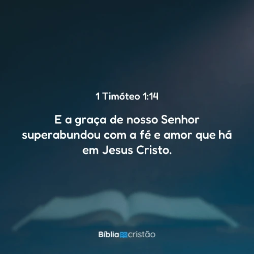 1 Timóteo 1:14
