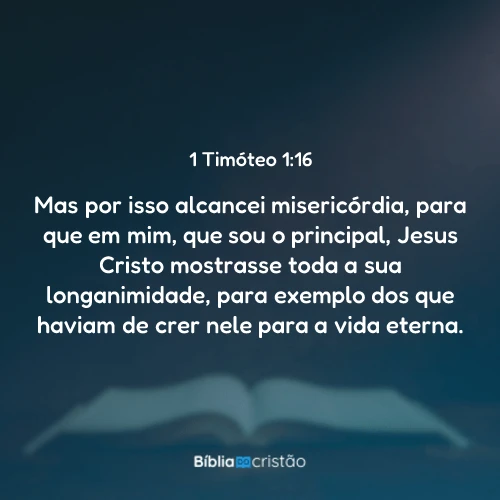 1 Timóteo 1:16