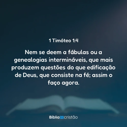 1 Timóteo 1:4