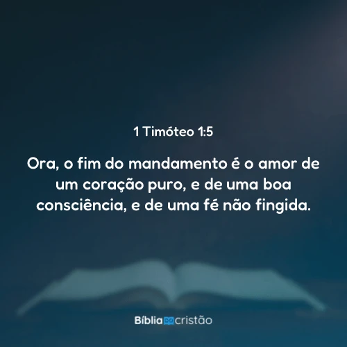 1 Timóteo 1:5