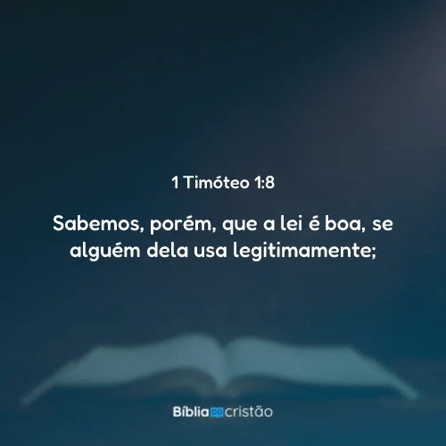 1 Timóteo 1:8