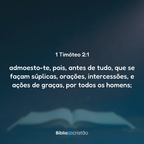 1 Timóteo 2:1
