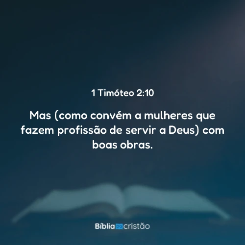 1 Timóteo 2:10