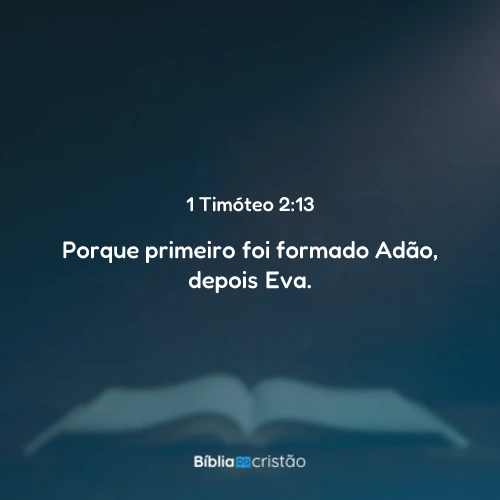 1 Timóteo 2:13