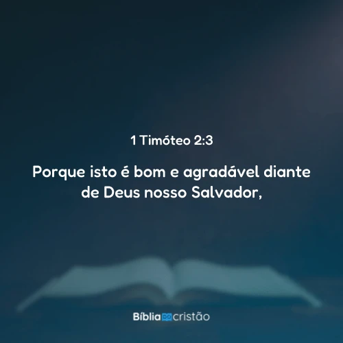1 Timóteo 2:3