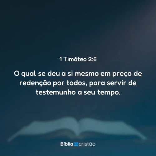 1 Timóteo 2:6