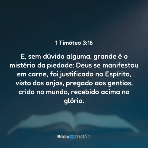 1 Timóteo 3:16