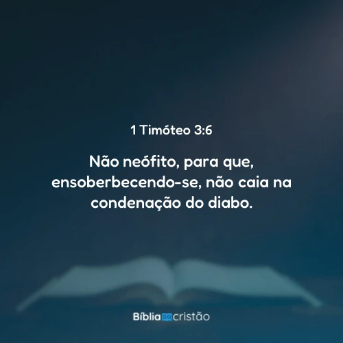 1 Timóteo 3:6