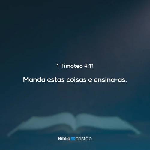 1 Timóteo 4:11