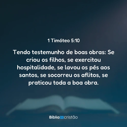1 Timóteo 5:10
