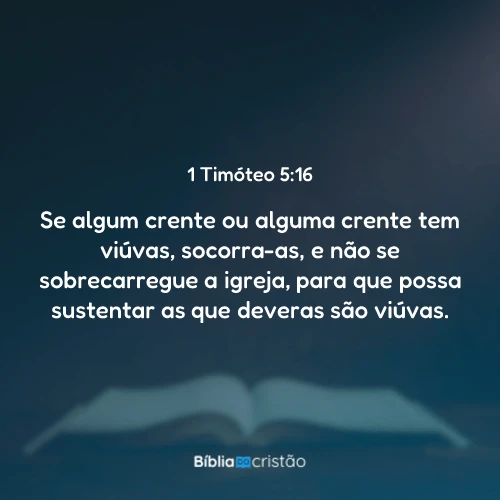 1 Timóteo 5:16