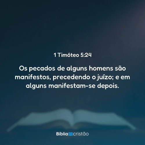 1 Timóteo 5:24