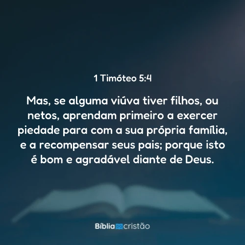 1 Timóteo 5:4