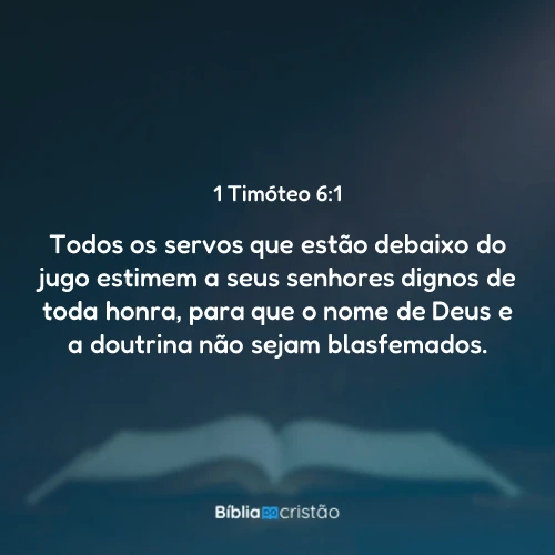 1 Timóteo 6:1