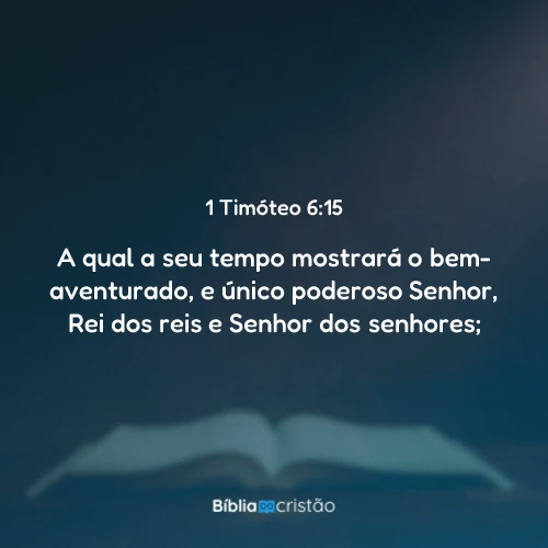 1 Timóteo 6:15