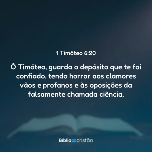1 Timóteo 6:20
