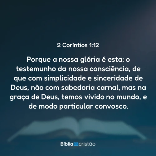 2 Coríntios 1:12