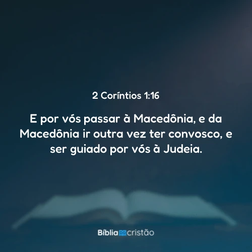 2 Coríntios 1:16