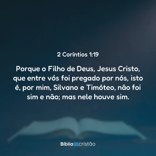 2 Coríntios 1:19