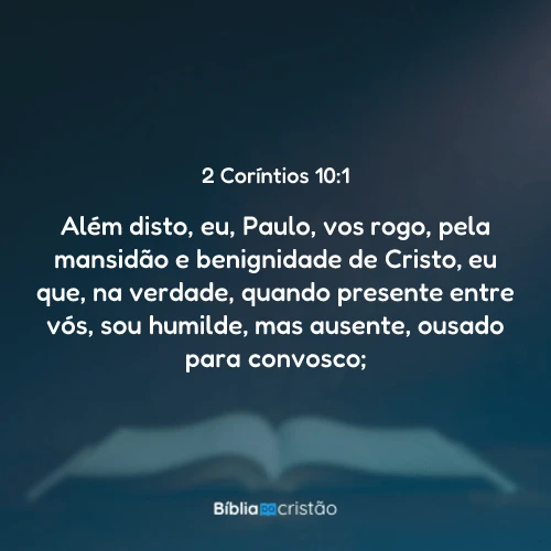 2 Coríntios 10:1