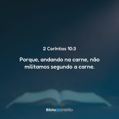 2 Coríntios 10:3