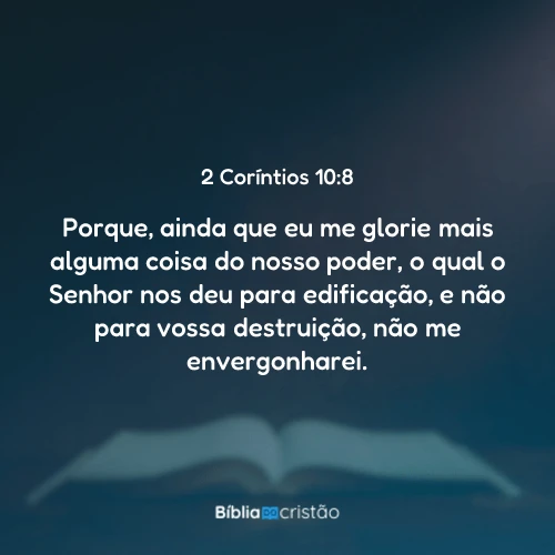 2 Coríntios 10:8