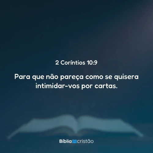 2 Coríntios 10:9