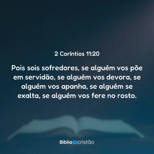 2 Coríntios 11:20