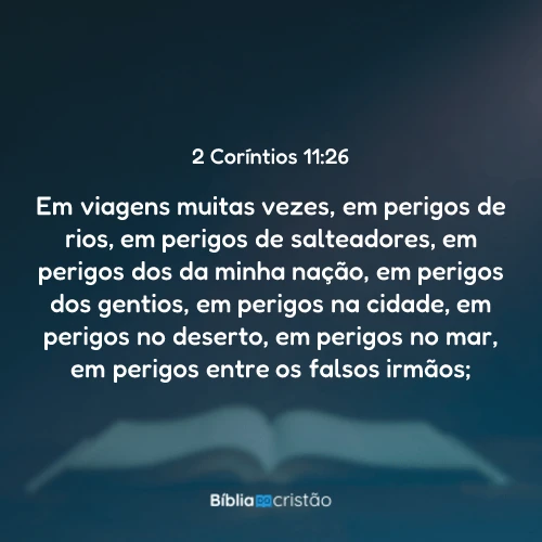 2 Coríntios 11:26