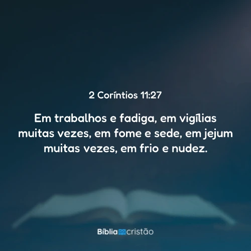 2 Coríntios 11:27