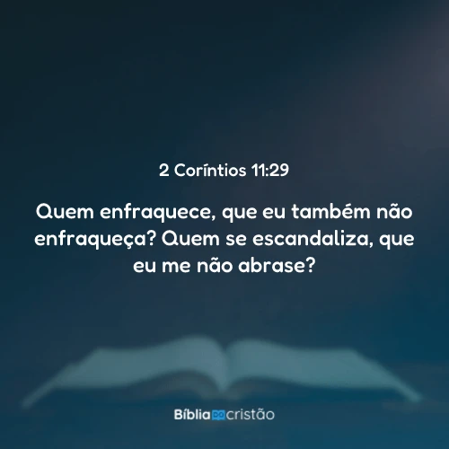 2 Coríntios 11:29